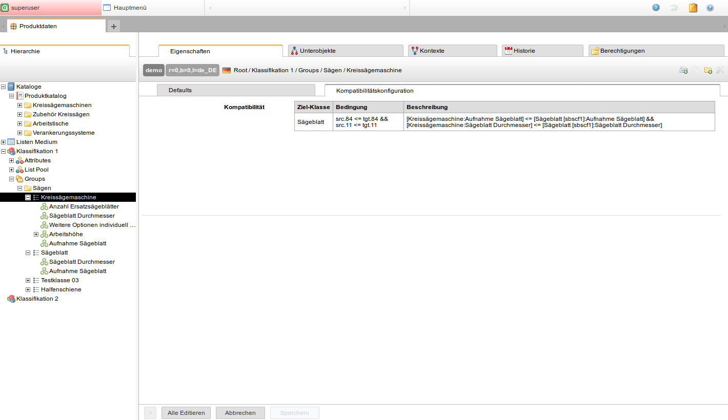 Produktkonfiguration durch Matching von Attributen Produktkonfiguration durch Matching von Attributen