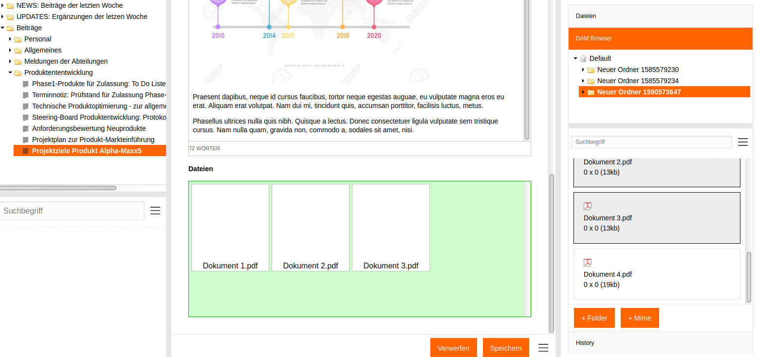 Dateien einf&uuml;gen
